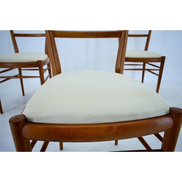 Dining Chairs attributed to Drevotvar, Former Czechoslovakia, 1970s, Set of 4 For Sale - Image 17 of 18