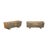 Mid 20th Century Rustic Pair of Faux Bois Midcentury Trough Shaped Concrete Planters, circa 1930 For Sale - Image 5 of 12