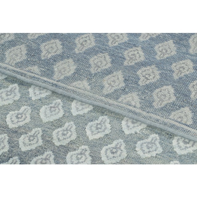 Made with hand-knotted natural silk, this 3x10 runner rug is a new addition to Rug & Kilim’s Block Print collection—an...