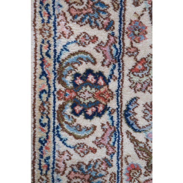 Off-white Karastan 100% Wool Floral Palmette Animal 738 Area Rug Carpet Mat 3' X 5' For Sale - Image 8 of 13