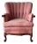 French Provincial Channel-Back Armchair, Louis XV Revival, Mid-Century For Sale