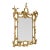 Early 20th Century Chinese Chippendale Ho-Ho Bird Carved Gilt Wood Mirror For Sale