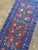 Blue Blue Silk Suzani Table Runner With Pomegranate Vine For Sale - Image 8 of 10