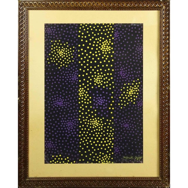 Ksenia Ender, Abstract Composition Tempera Painting Russian Soviet Avant Garde Ksenia Ender For Sale - Image 4 of 6