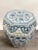 Chinese Qianlong Style Porcelain Octagonal Garden Blue & White Stool, a Pair For Sale - Image 4 of 14