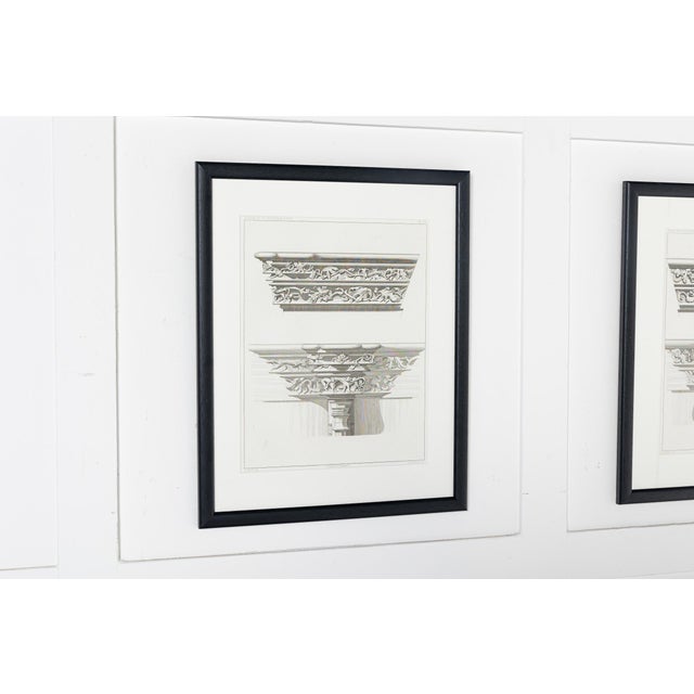 After L. Sancet, Cathedral d'Auch, France, Engravings, 19th Century, Framed, Set of 4 For Sale - Image 7 of 9