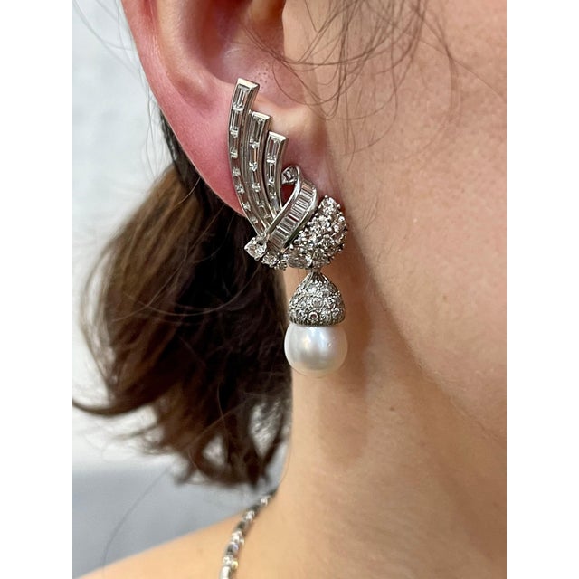 18.5 Carats VS, E Diamond Necklace made in 18 Karat white gold . One of our premium necklace from our Bridal collection....