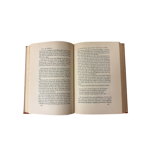 Orange 1938 First Edition Out of Africa Hardcover Book Isak Dinesen For Sale - Image 8 of 13