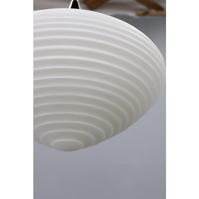 Mid-Century Modern Ribbed Glass Pendant by Kamenický Šenov, 1970s For Sale - Image 6 of 12