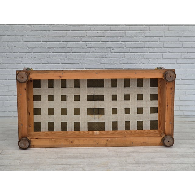 Danish Drop Arm Sofa in Wool & Oak Wood, 1960s For Sale - Image 18 of 18