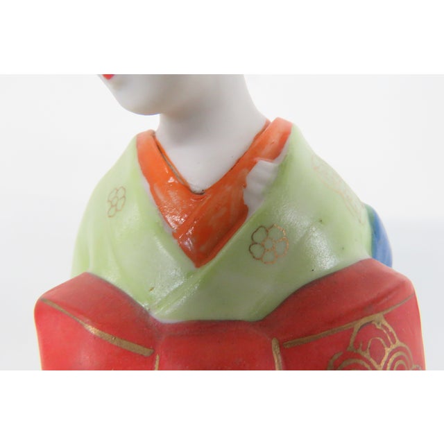 House of Koshu Porcelain Geisha Figurine Empty Sake Decanter Made in Japan 5049b For Sale - Image 13 of 17