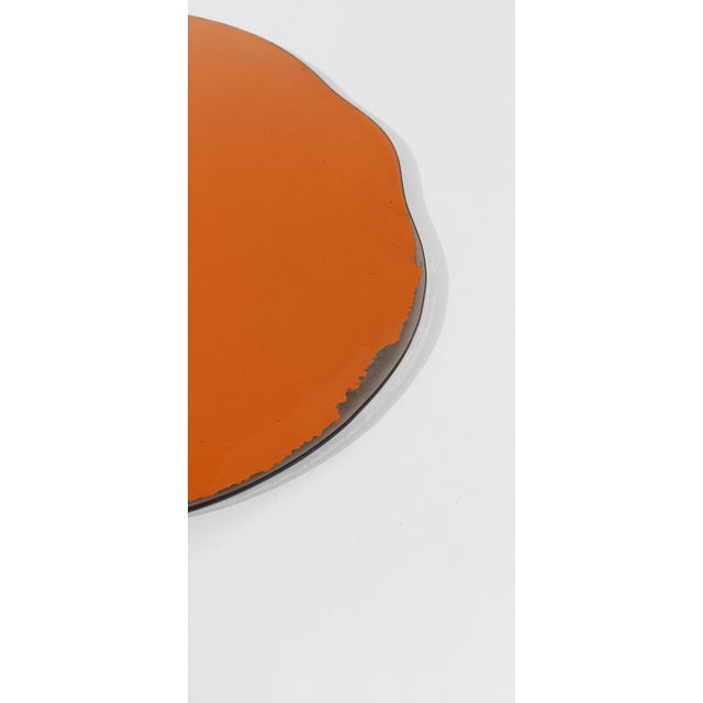 Mid 20th Century Modern Italian Organic Mirror in Bronzed Glass by Cristal Arte, 1970s For Sale - Image 16 of 17