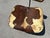 Wood 1950s Early Eames style DCM Dining Chair With Original Hair on Hide Upholstery, Cowhide For Sale - Image 7 of 16