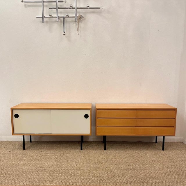 Vintage Maple Sideboards from Thut Möbel, 1950s, Set of 2 For Sale - Image 3 of 16