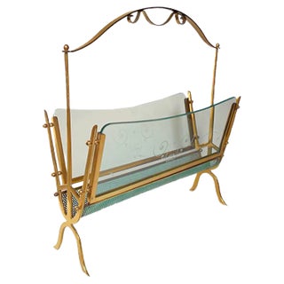 Magazine Rack from Maison Baguès, 1960s For Sale