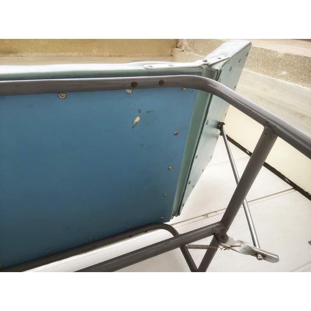 Mid-Century Modern Industrial Medical Couch with Adjustable Headrest, 1960s For Sale - Image 14 of 17