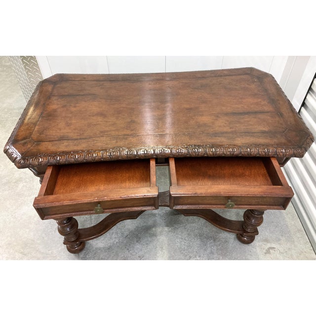 Vintage Wooden Console Table Chairish