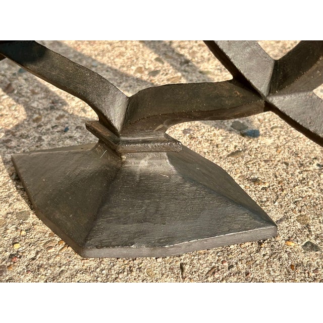 Five-Flame Cast Iron Candle Holder from the Foundry Institute of Th Aachen, Germany, 1967 For Sale - Image 11 of 13