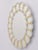 1960s Vintage Venetian Oval Shaped Mirror, 1960 For Sale - Image 5 of 12
