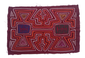 Mola Fabric by Cuna Indians, Panama, 1970s