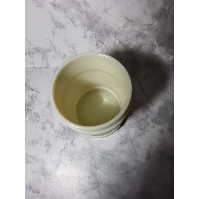 Glass Antique Custard Glass Apothecary Jar Darvon Compound 65 Medicine Poison Pharmacy For Sale - Image 7 of 11