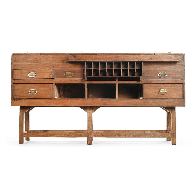 Herbalist Glass Cabinet, 1940s For Sale - Image 8 of 8