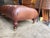 Vintage Chesterfield Syle Tufted Leather Ottoman Footstool For Sale - Image 14 of 16