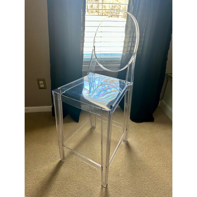 Transparent Kartell One More Stool - Set of 2 For Sale - Image 8 of 12