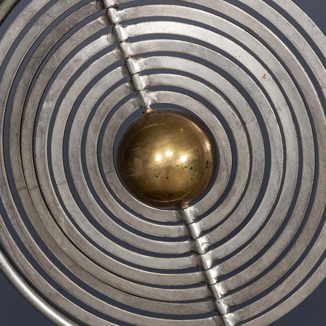 Steel and Brass Copernican Armillary Sphere, 1930s For Sale - Image 12 of 18