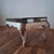 Wood Antique Baroque Style Side Table with Mirrored Top For Sale - Image 7 of 18