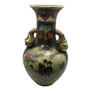 Vintage Royal Satsuma Japanese Earthenware Vase
