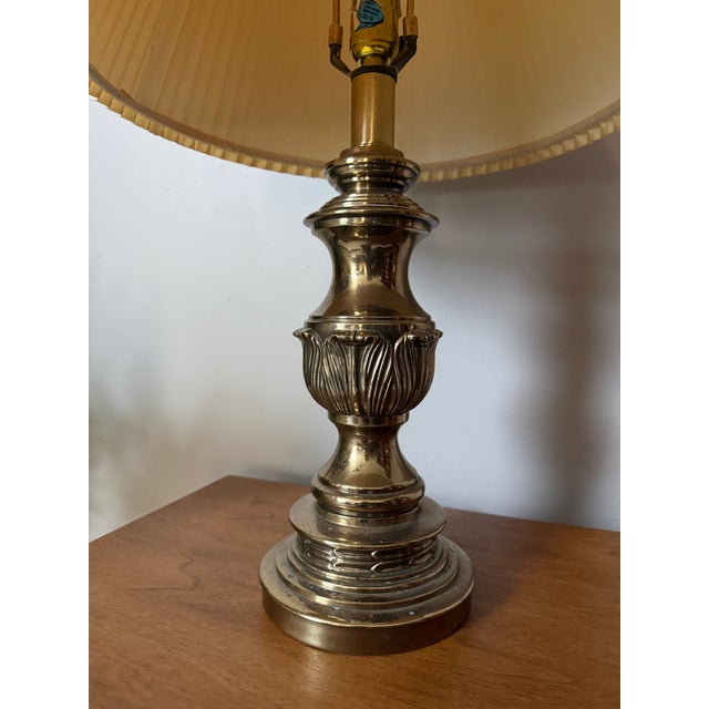 Late 20th Century Vintage Rembrandt Stiffel Brass Table Lamp For Sale - Image 5 of 8