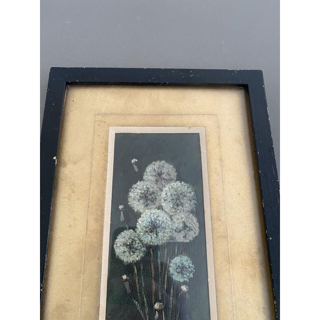 1930s Giovanni Zorris, Dandelion Flowers, 1930, Oil Painting on Canvas, Framed For Sale - Image 5 of 10