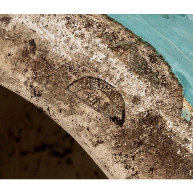 Chinese Turquoise Glazed Ceramic Garden Seat For Sale - Image 11 of 11