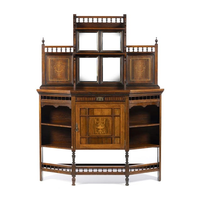 Brown 19th Century Furniture with Noble Wood, 1890s For Sale - Image 8 of 8