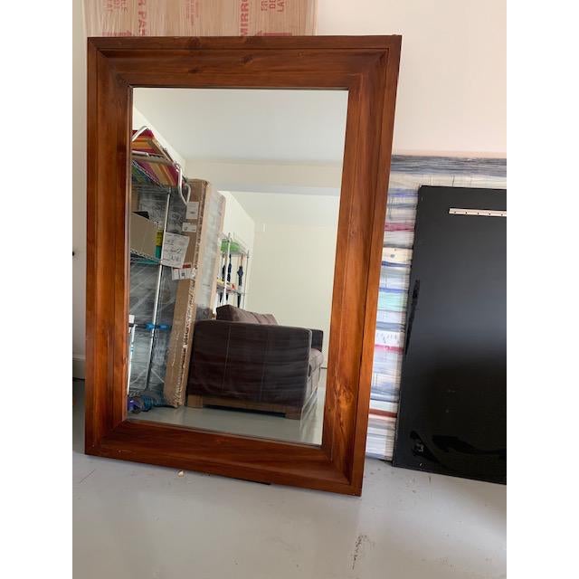 Pottery Barn Floor Wall Mirror Chairish