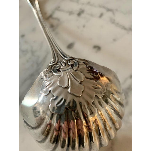 Large Gorham Soup Ladle in the "Josephine" Pattern 1855 Coin For Sale In New York - Image 6 of 9