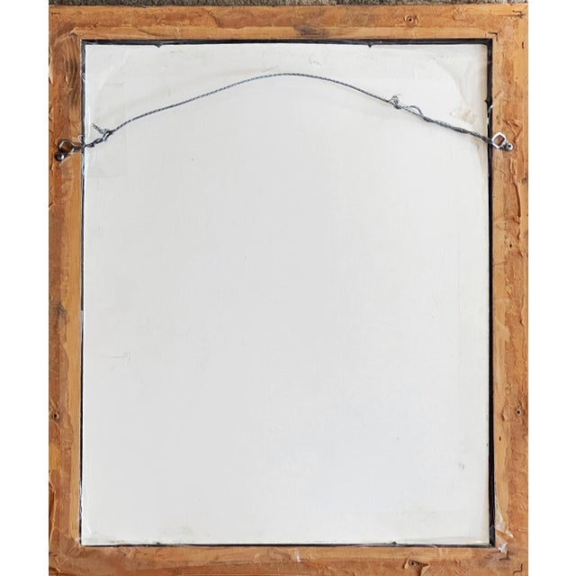 Anna Feld Artist, Vibrant Colors Oil Pastel of Abstract Floral Still Life, Signed and Framed For Sale In Houston - Image 6 of 6