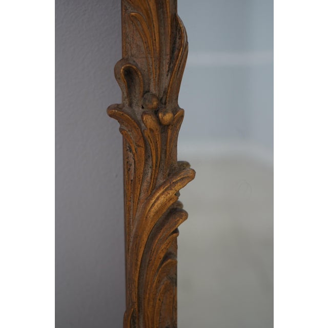 Friedman Brothers Friedman Brothers of Ny Vintage French Style Gold Mirror For Sale - Image 4 of 10