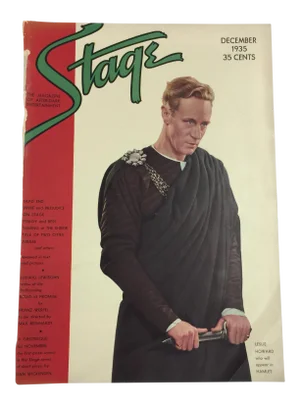 1935 Leslie Howard Stage Magazine
