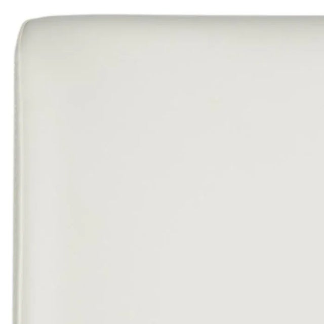 2020s 18'' Leather Side Chair in White - a Pair For Sale - Image 5 of 6