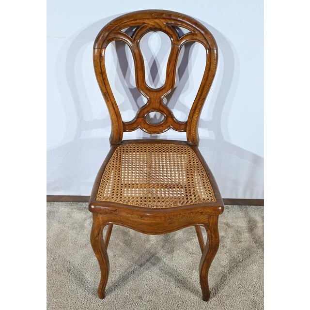 Mid-19th Century Louis Philippe Oak Chairs For Sale - Image 6 of 18