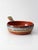 Mid 20th Century Mexican Pottery Hand-Painted Terracotta Handled Serving Dish For Sale - Image 14 of 14