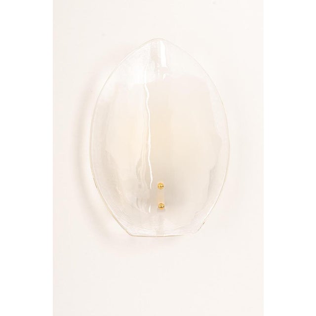 Brass & Murano Glass Wall Lights from Kalmar, Austria, 1970s, Set of 2 For Sale - Image 8 of 15