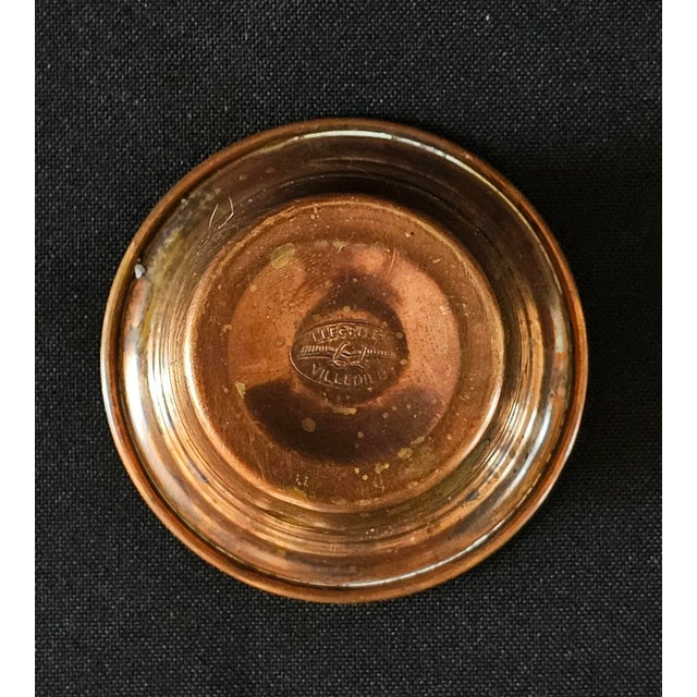 Vintage French Country Solid Copper Tumbler / Petite Planter For Sale - Image 4 of 4