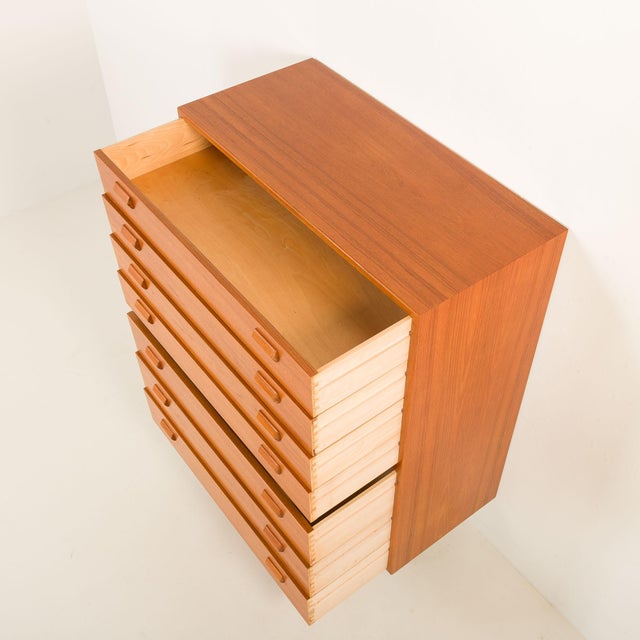 Chest of Drawers by Børge Mogensen for Søborg Møbelfabrik, 1960s For Sale - Image 10 of 11