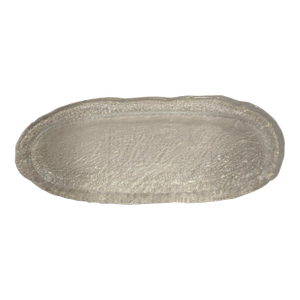1960s Minimalist Ice Oval Platter