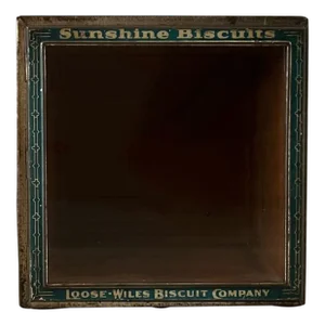 Vintage 1930s Loose-Wiles Biscuit Co. Sunshine Biscuit Box