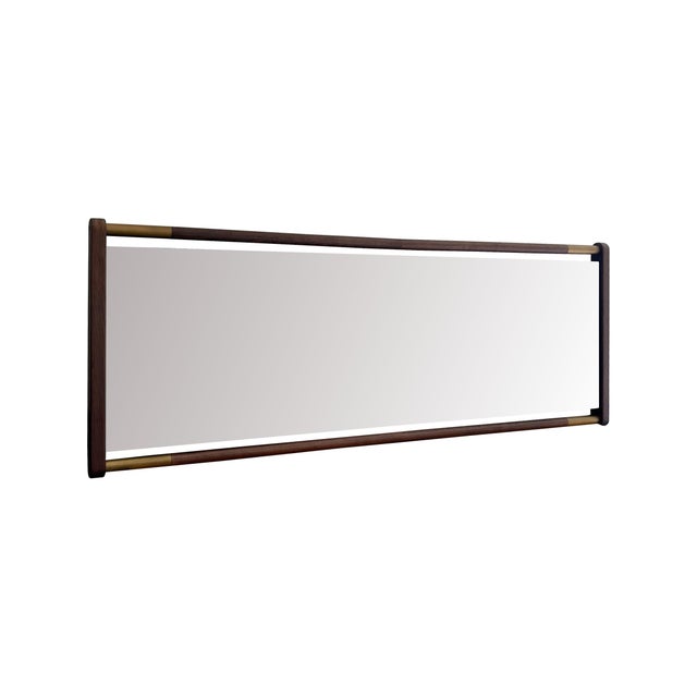 Kenneth Ludwig Chicago Walnut Grove Full Length Mirror For Sale - Image 4 of 11