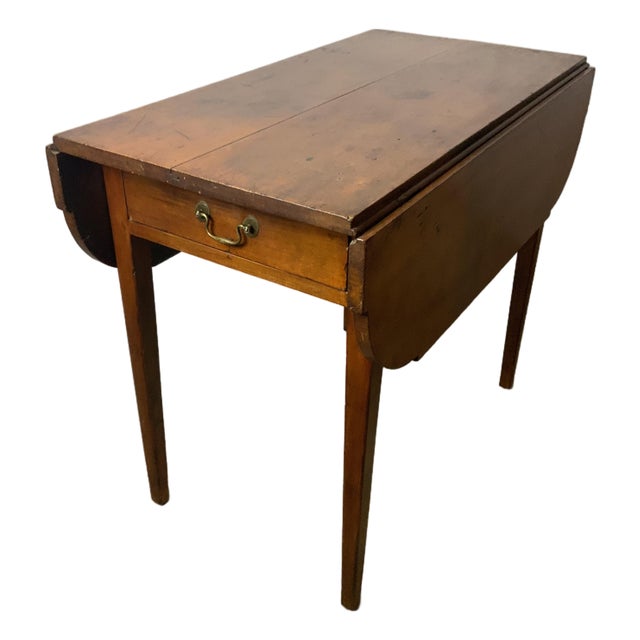 Late 18th Century Federal Cherry Pembroke Table For Sale